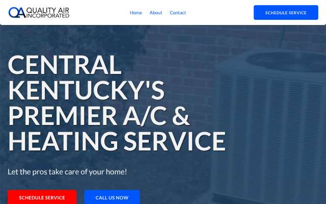 Bliss AC Repair Services's page as the assistant saw it