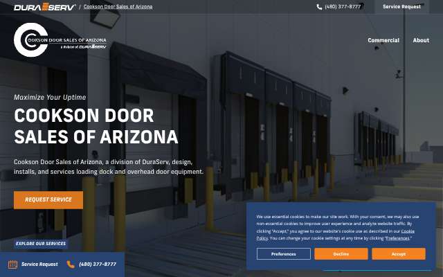 Page cited for Cookson Door Sales of Arizona