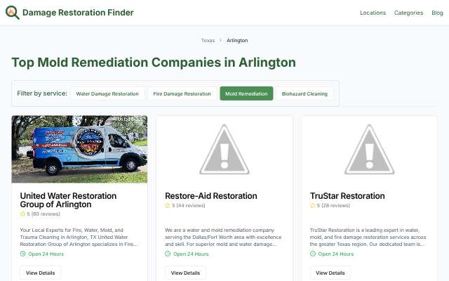 Page cited for SERVPRO of East Arlington