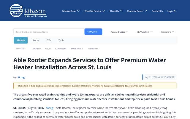 Able Rooter's page as the assistant saw it