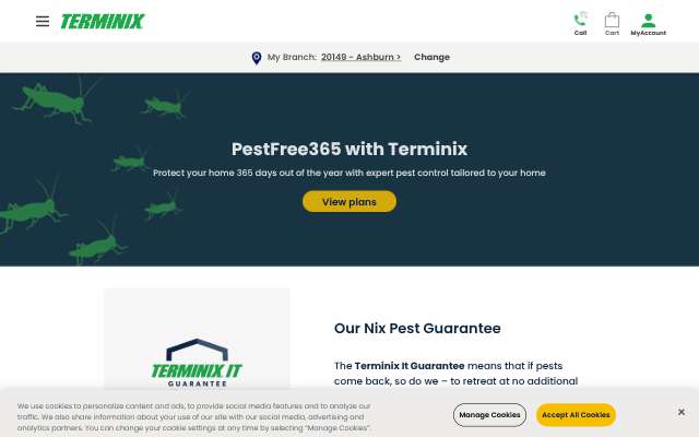 Page cited for Terminix (Raleigh)