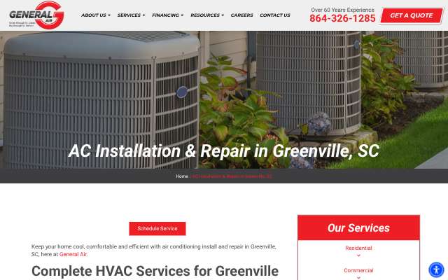 General Air's page as the assistant saw it