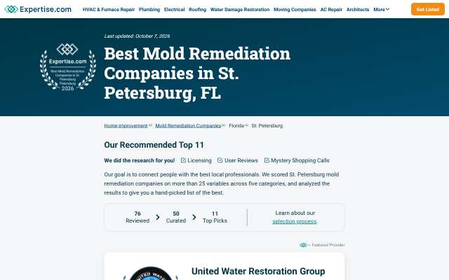 Page cited for Flood Pro of Florida LLC
