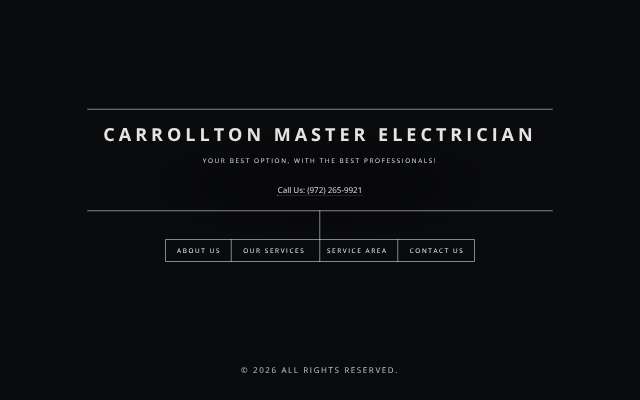 Carrollton Master Electrician's page as the assistant saw it