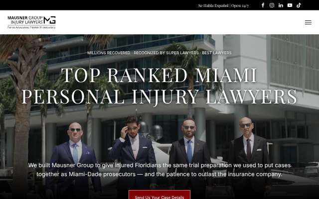 Page cited for Mausner Group Injury Lawyers (Eric J. Mausner)