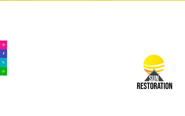 Sun Restoration's page as the assistant saw it