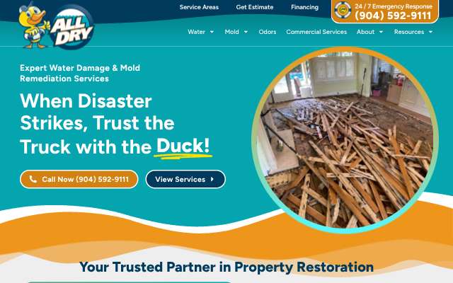 Page cited for All Dry Services of Jacksonville