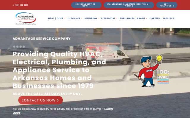 Page cited for Advantage Service Company