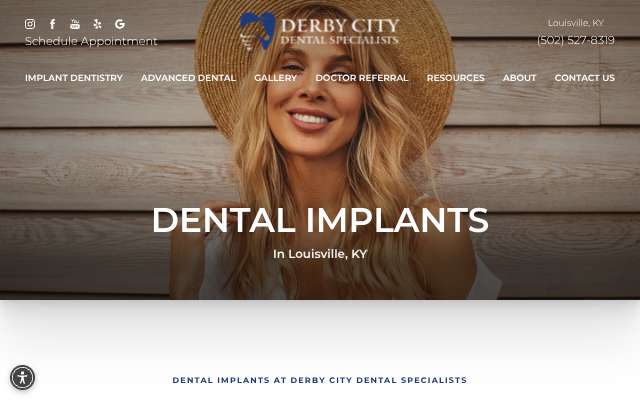 Dr. Ryan Clagett at Derby City Dental Specialists's page as the assistant saw it