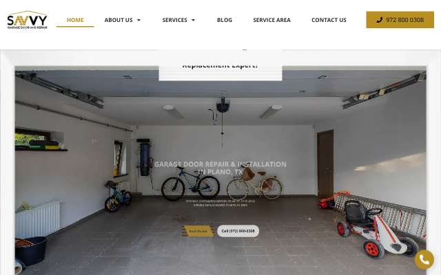 Page cited for Savvy Garage Door and Repair
