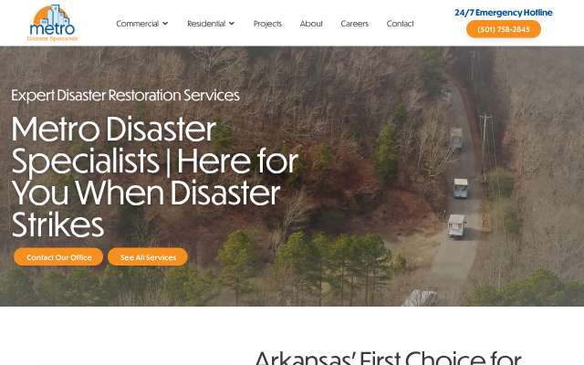 Page cited for Metro Disaster Specialists