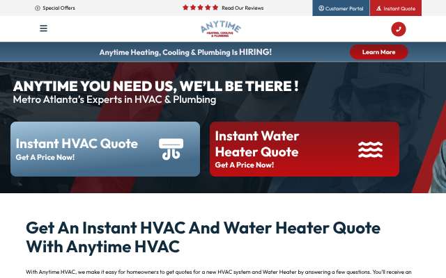 Anytime HVAC's page as the assistant saw it