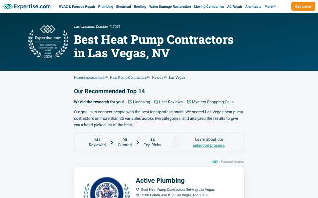 Simply Air Conditioning Heating & Plumbing's page as the assistant saw it