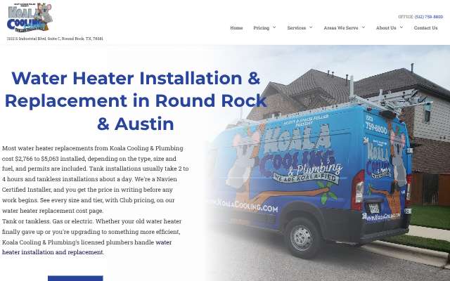 Page cited for Koala Cooling & Plumbing