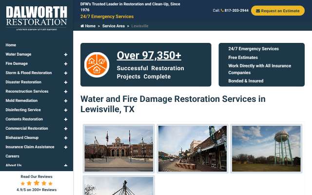 Page cited for Dalworth Restoration