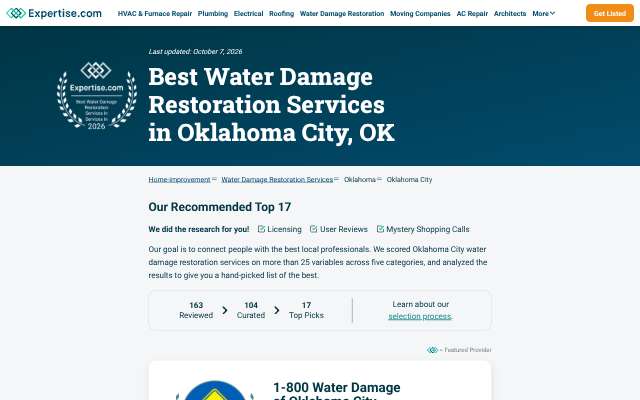 Page cited for 911 Restoration of Oklahoma City