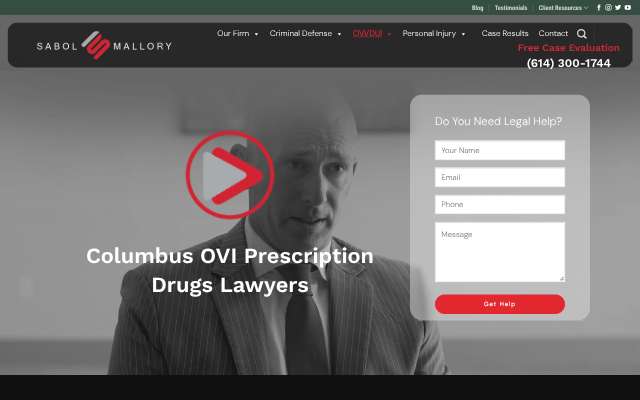 Sabol Mallory LLC's page as the assistant saw it