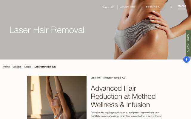 Page cited for Method Wellness & Infusion
