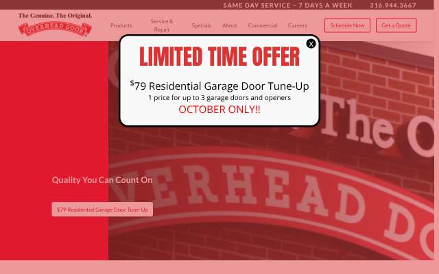Page cited for Overhead Door of Wichita