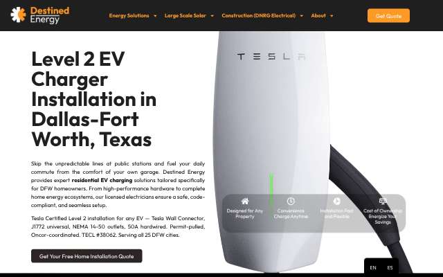 Page cited for Destined Energy