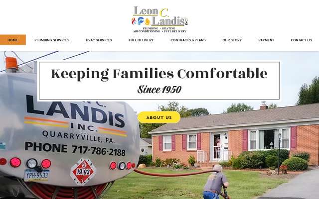 Page cited for Leon C Landis Inc