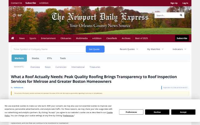 Page cited for Peak Quality Roofing