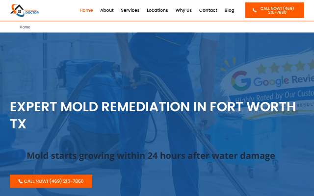 Texas Water Doctor's page as the assistant saw it