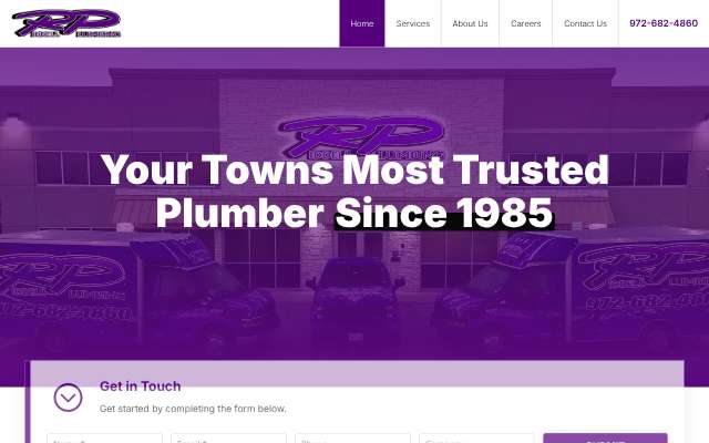 Riddell Plumbing, Inc's page as the assistant saw it