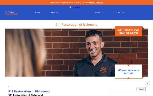 Page cited for 911 Restoration of Richmond