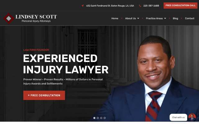 Page cited for Lindsey Scott Law Firm