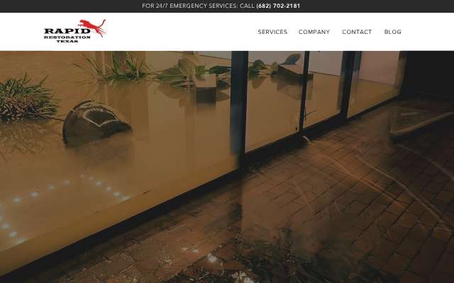 Rapid Restoration Texas Inc's page as the assistant saw it